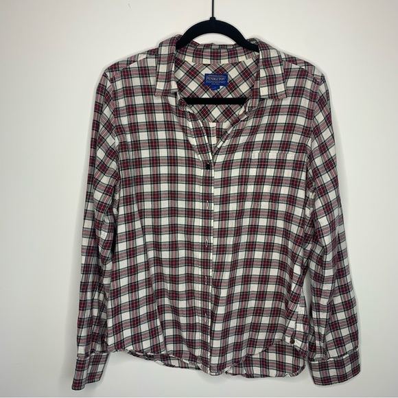 Pendleton Tops - Pendleton Button Down Flannel Size Large
